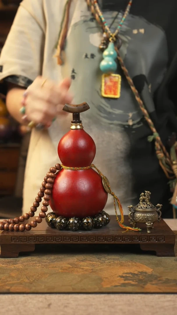 196大漆一物一拍记葫堂出品[不带手串】