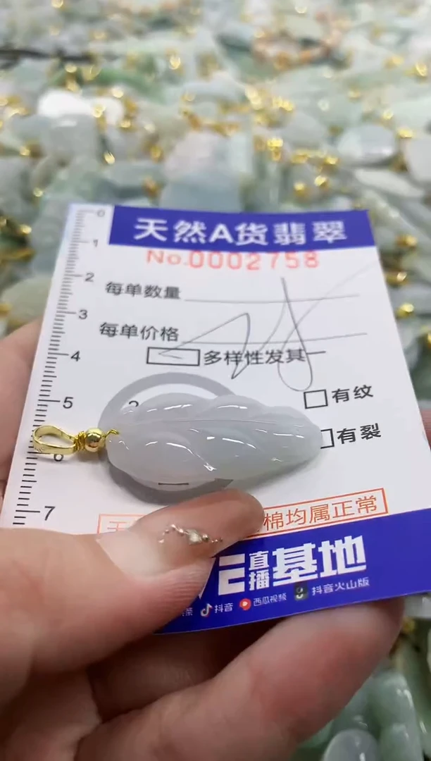 颈饰未镶嵌翡翠天然A货翡翠