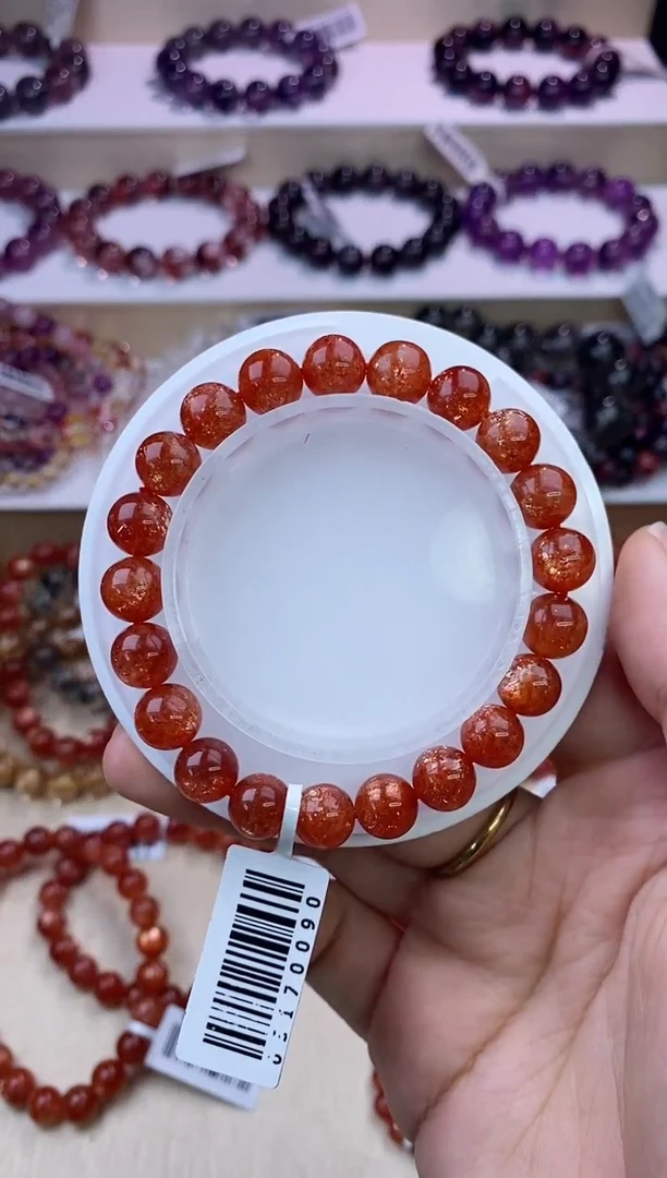 手串未镶嵌日光石金太阳单圈9m+