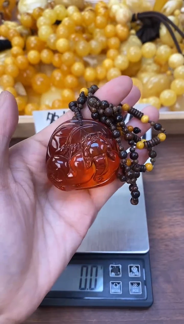 裸石琥珀未镶嵌天然琥珀蜜蜡