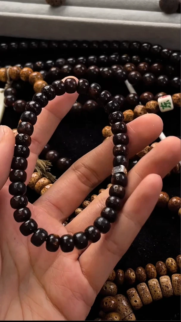 手串星月菩提精工赤金级新桶8*5.5手串