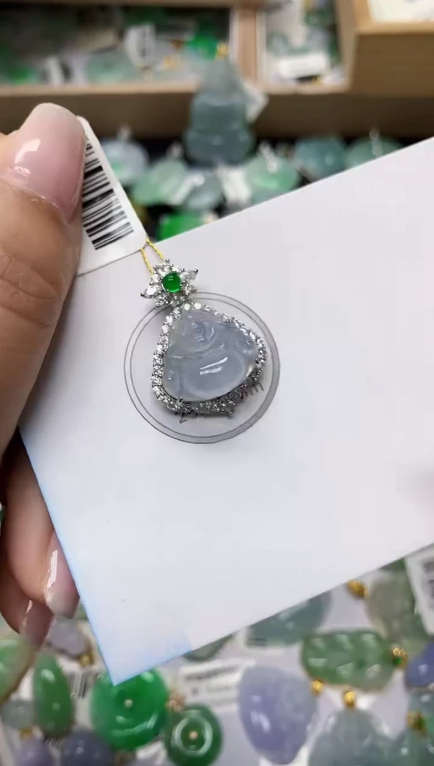 颈饰银S925镶嵌翡翠 11111111111