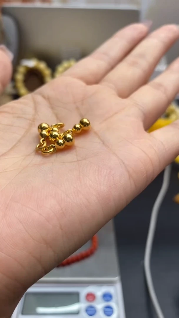 琥珀18K金镶嵌珠宝奇石的配饰2974多样性发其一