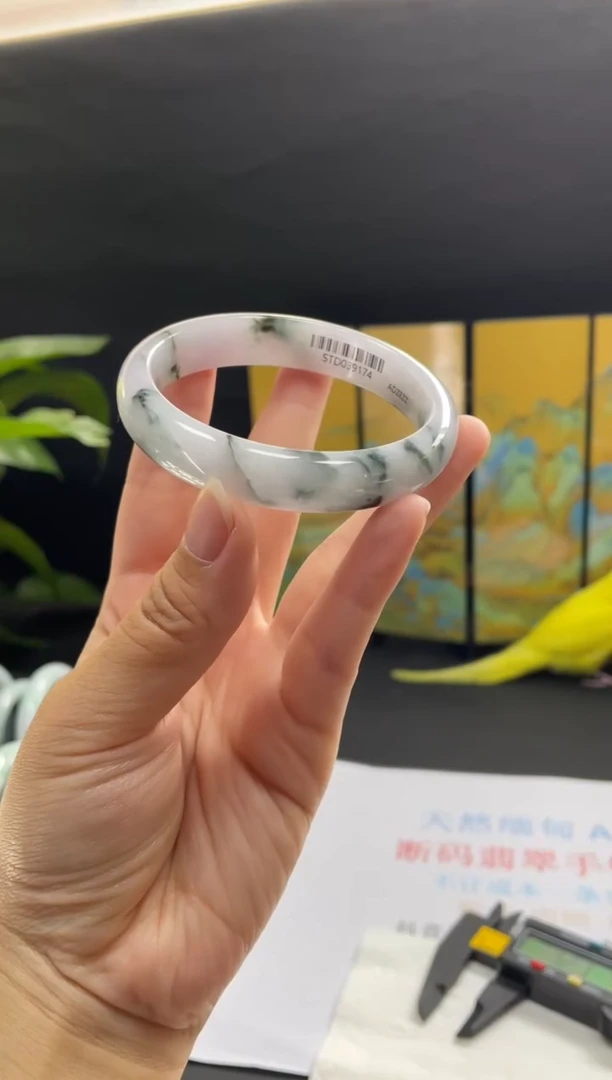 未镶嵌手镯翡翠20#天然缅甸A货翡翠手镯56-57圈口