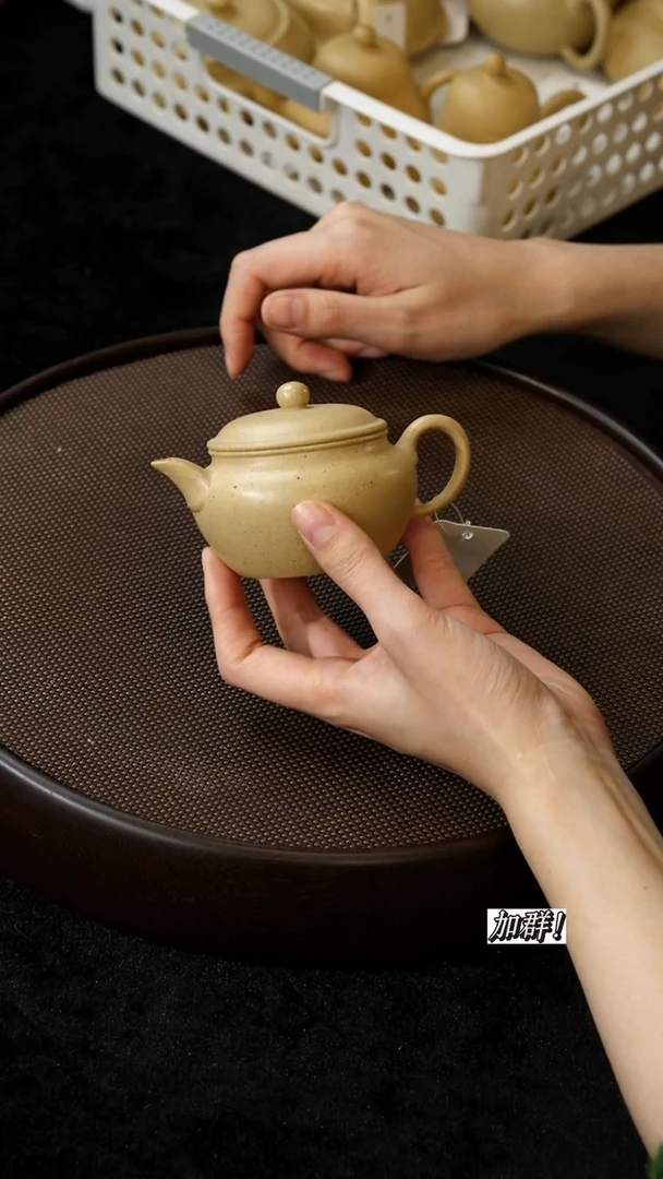 茶壶紫砂ZJ901136本绿平盖仿古150c