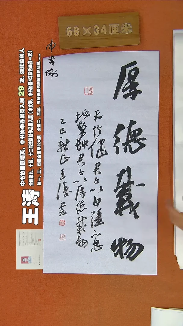【闪购商品】书法645王涛书法作品