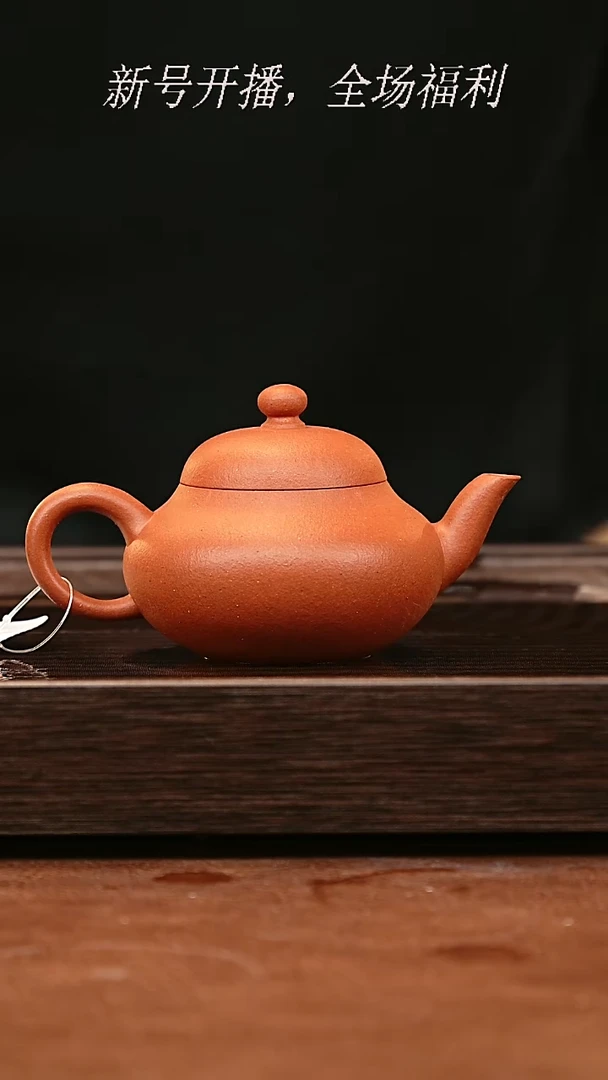 茶壶紫砂27y22赵庄老朱泥梨160-170cc
