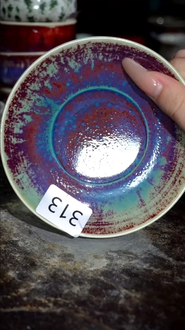 摆件精品窑变钧瓷茶器
