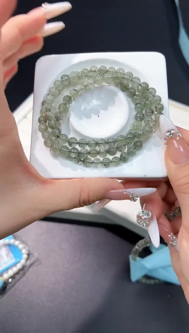 水晶手串未镶嵌50n多样性发其一【1条】默认微瑕