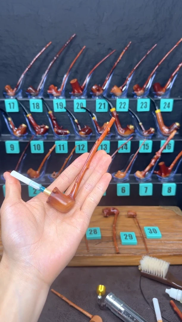 纳*哥一物一图檬子木手工香烟嘴