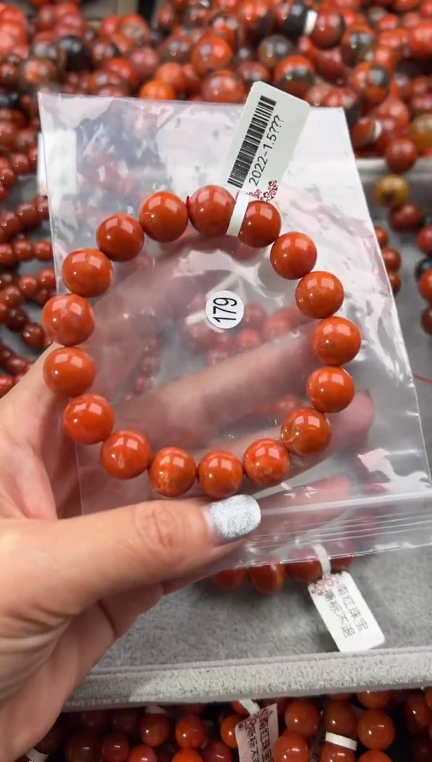 未镶嵌手串南红玛瑙12+