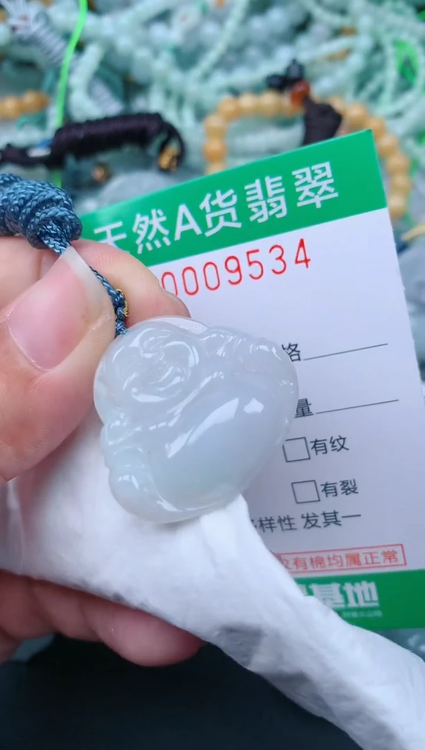 翡翠未镶嵌颈饰.0009534