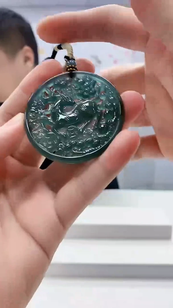 定制翡翠未镶嵌4898bb-毛货挂件44