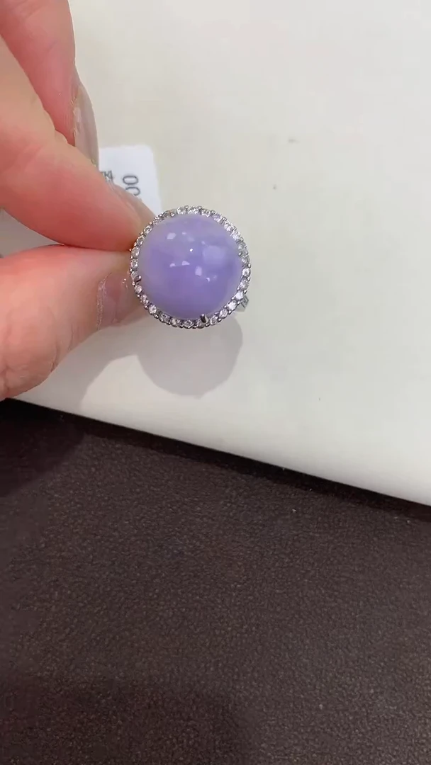 颈饰银S925镶嵌翡翠天然缅甸a货翡翠