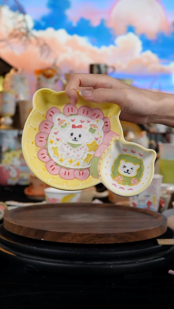 陶瓷便携款手工手绘景德镇陶瓷