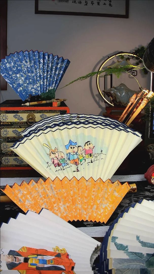 扇子手绘扇面  95  16  2.0