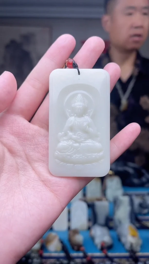 和田玉未镶嵌挂件1