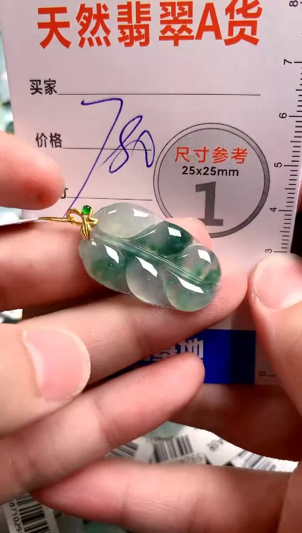 【闪购商品】翡翠颈饰18K金镶嵌0262545143