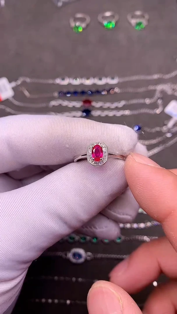 【闪购商品】红宝石戒指银S925镶嵌.....