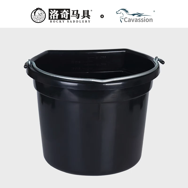 Cavassion薛下马房用品 马房水桶 饲料桶 洛奇马具8802008