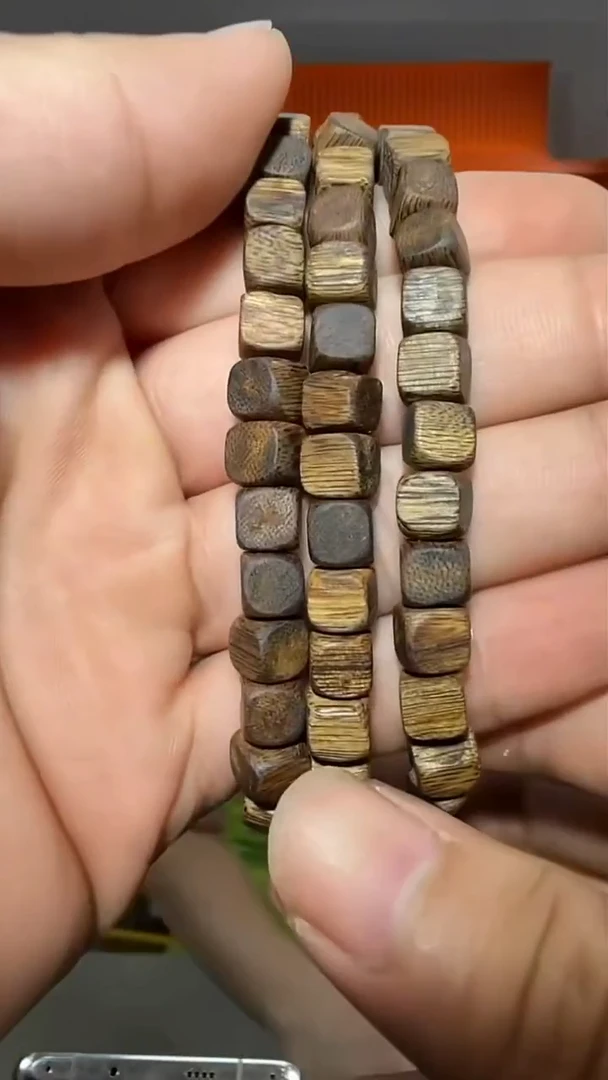 沉香手串135号单圈方糖珠多样性发一