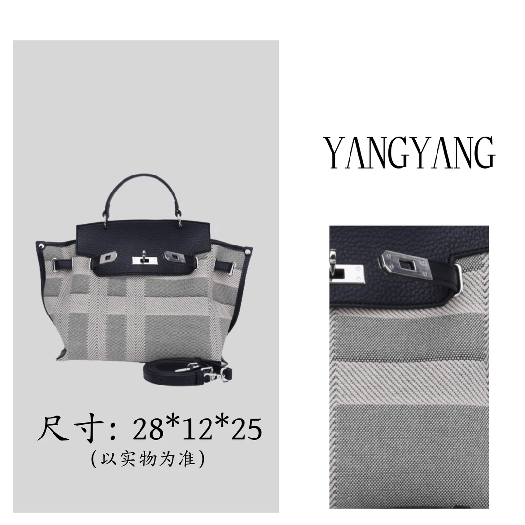 【工厂直销】YL012新款时尚百搭高级设计感通勤手提斜跨包包