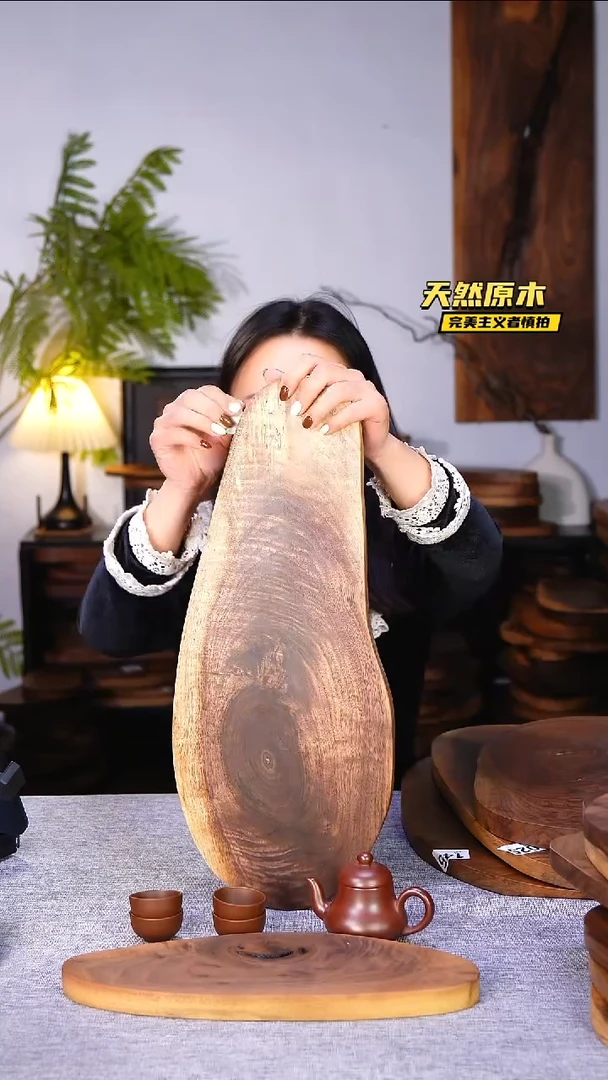 木北美黑胡桃原木.干裂疤结不属于商品质量问题完美主义者慎拍