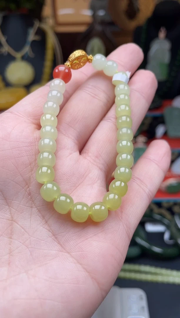 手串未镶嵌和田玉手串c053