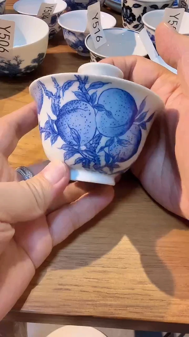 瓷片Y526家庭日用瓷器摆件
