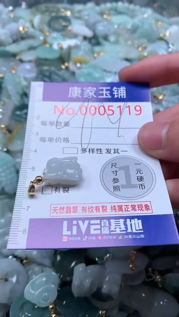 【闪购商品】翡翠吊坠(不含链)未镶嵌5119多样性发其一