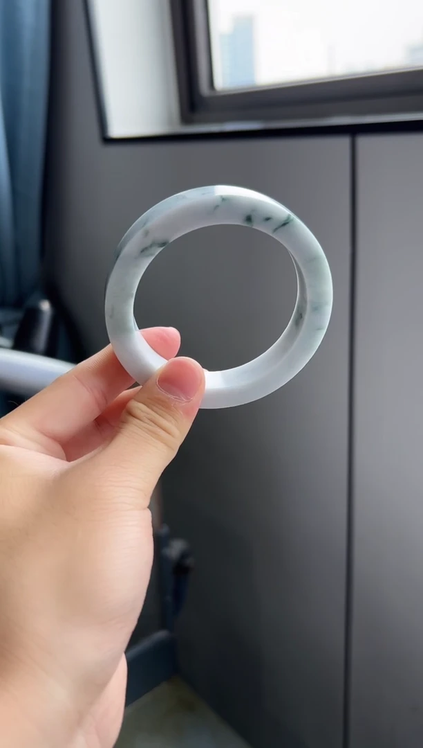 定制翡翠手镯未镶嵌手镯55-57-59正圈