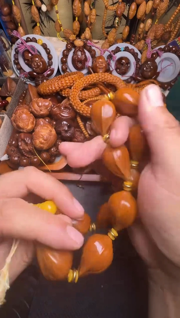 手串橄榄核@**@素核一个