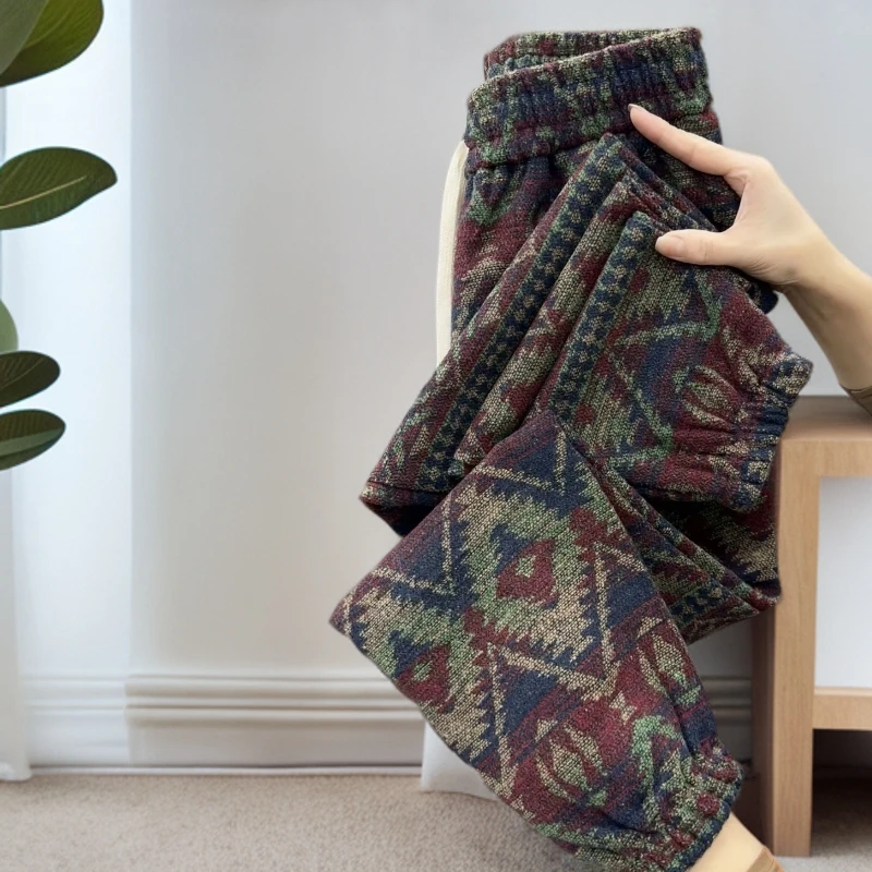 秋冬新款休闲百搭复古减龄女裤