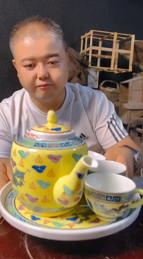 摆件景德镇陶瓷青花摆件33