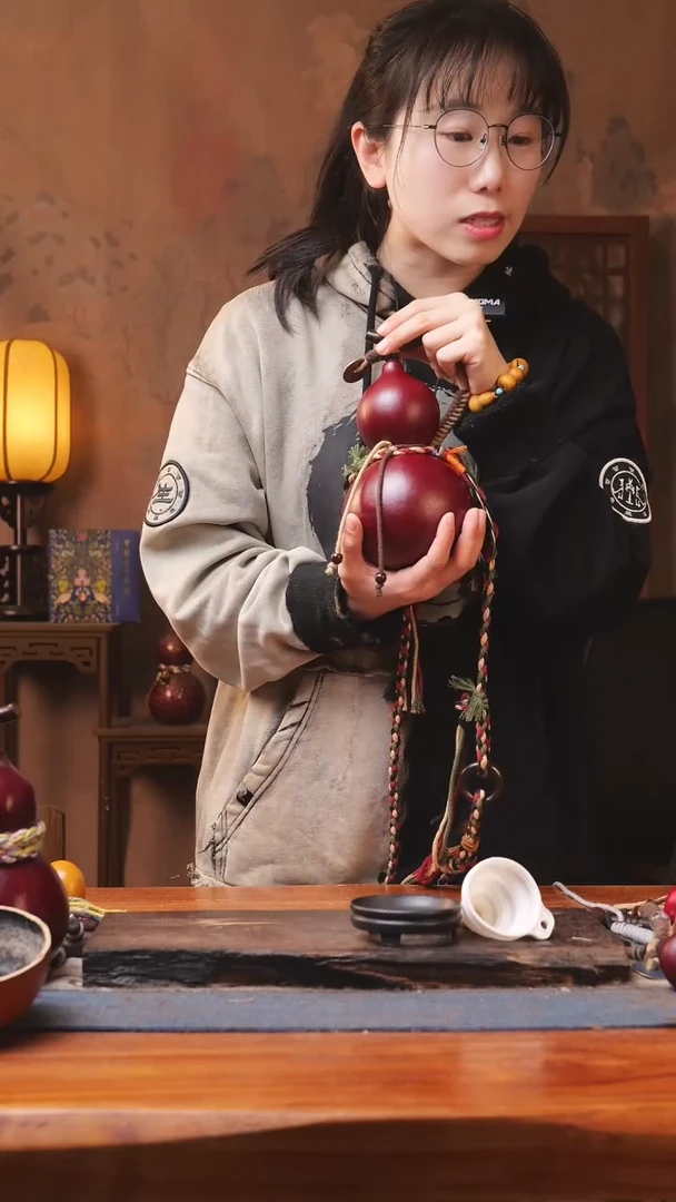【闪购商品】418号精品大漆葫芦防腐防渗装水茶酒