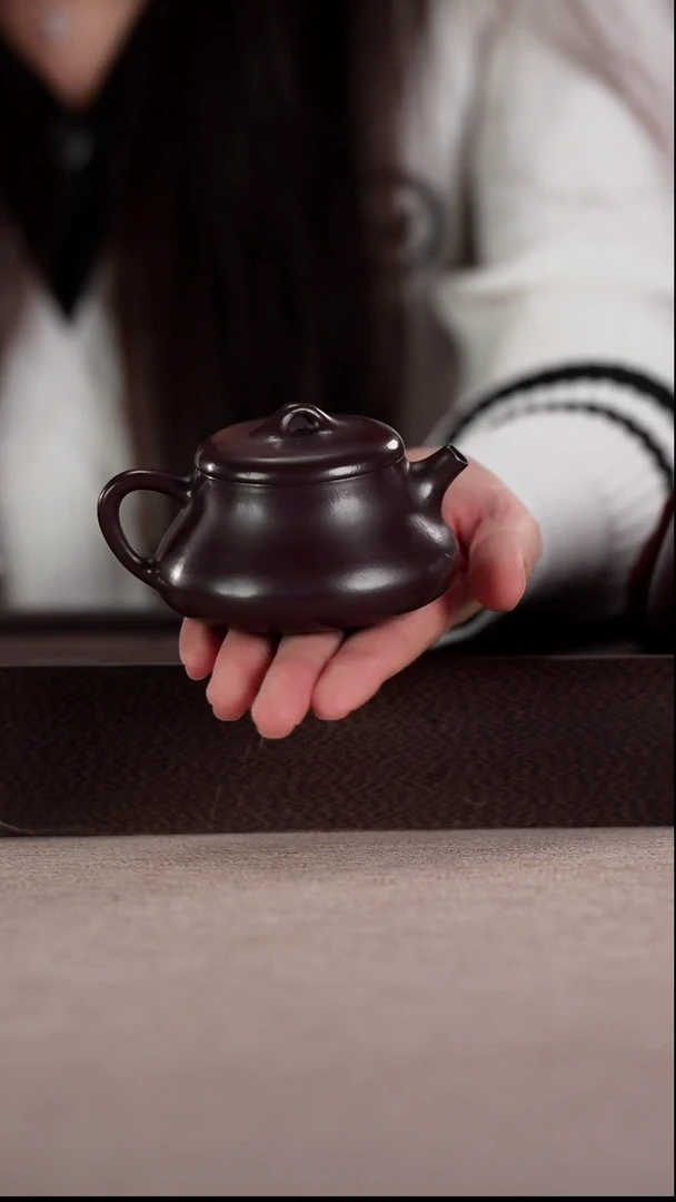 茶壶紫砂高温紫罗兰精工小钠瓢