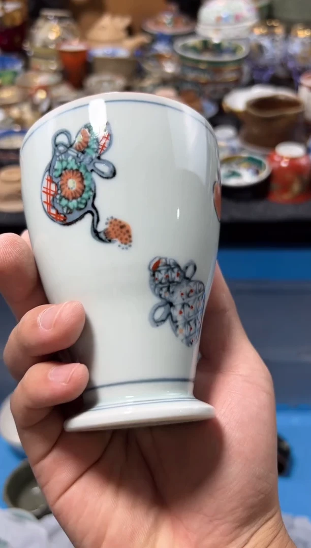瓷片猫*姐夏目海外回流瓷器中古品。