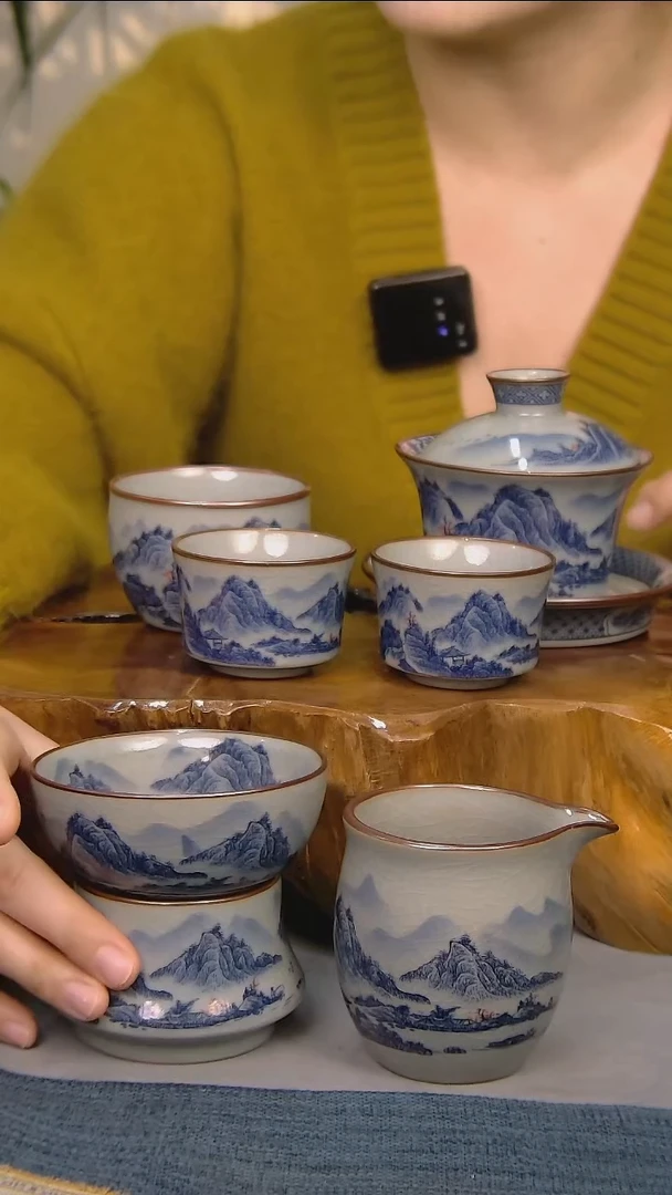 简装家用款6件套 陶瓷家用茶具系列