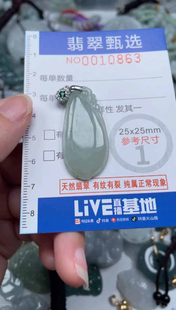 颈饰未镶嵌翡翠10863