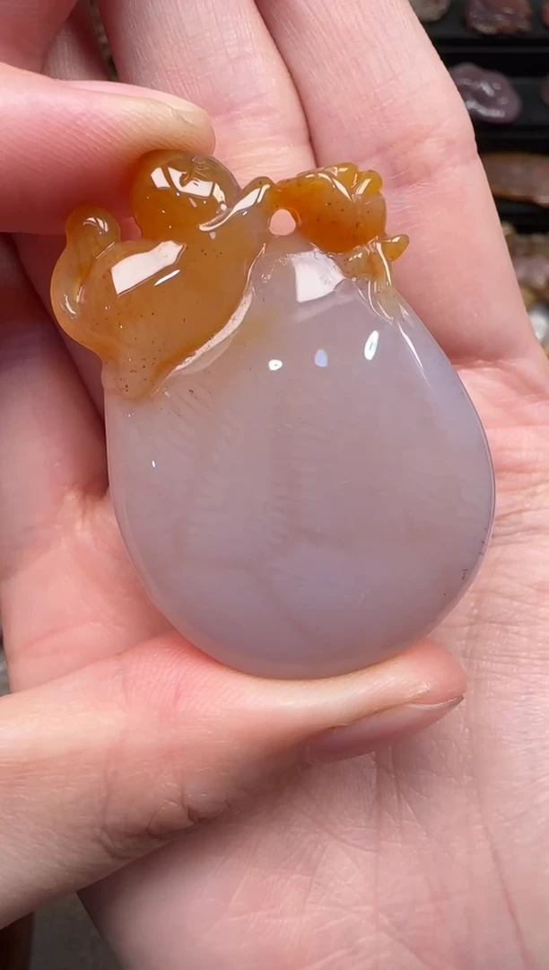 颈饰未镶嵌硅化珊瑚（珊瑚玉）815