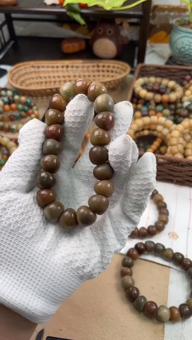 手串菩提根/象牙果a621 卡15 机抛微瑕