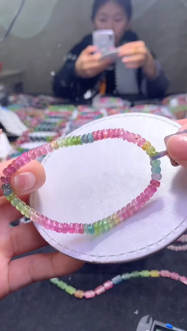 未镶嵌手串碧玺A48【天然碧玺】