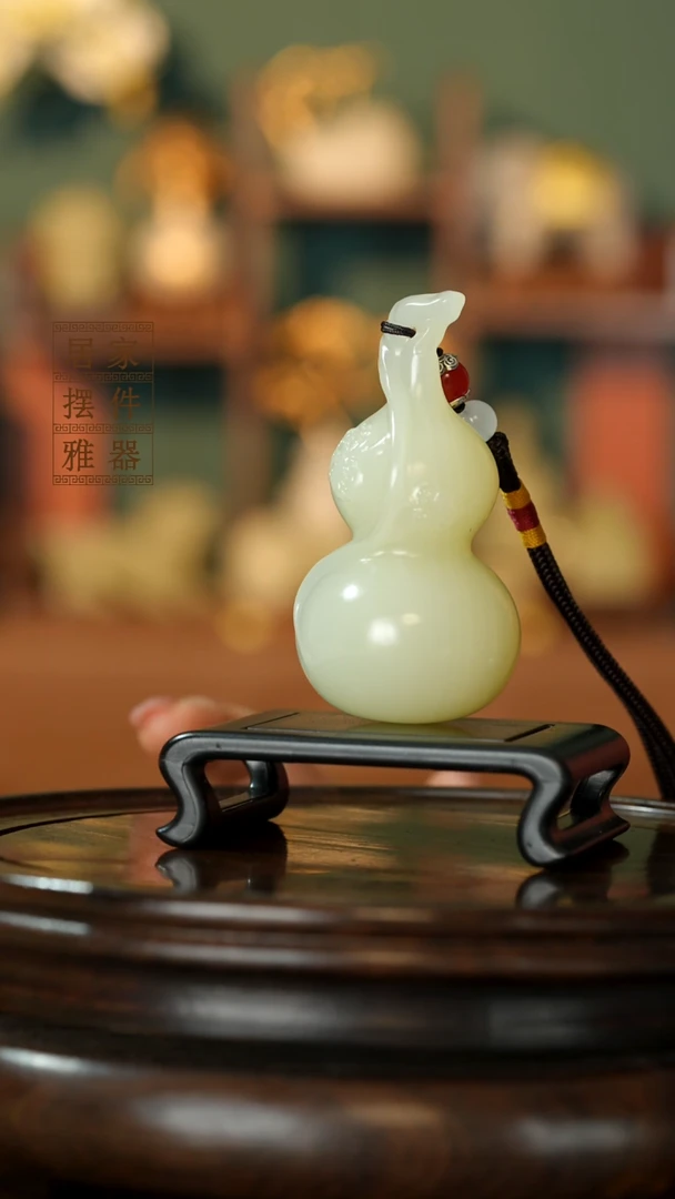 玉《大叶葫芦》摆件