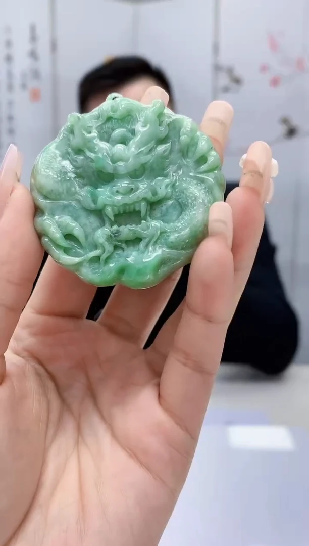 【闪购商品】定制翡翠未镶嵌5152lr-毛货挂件9