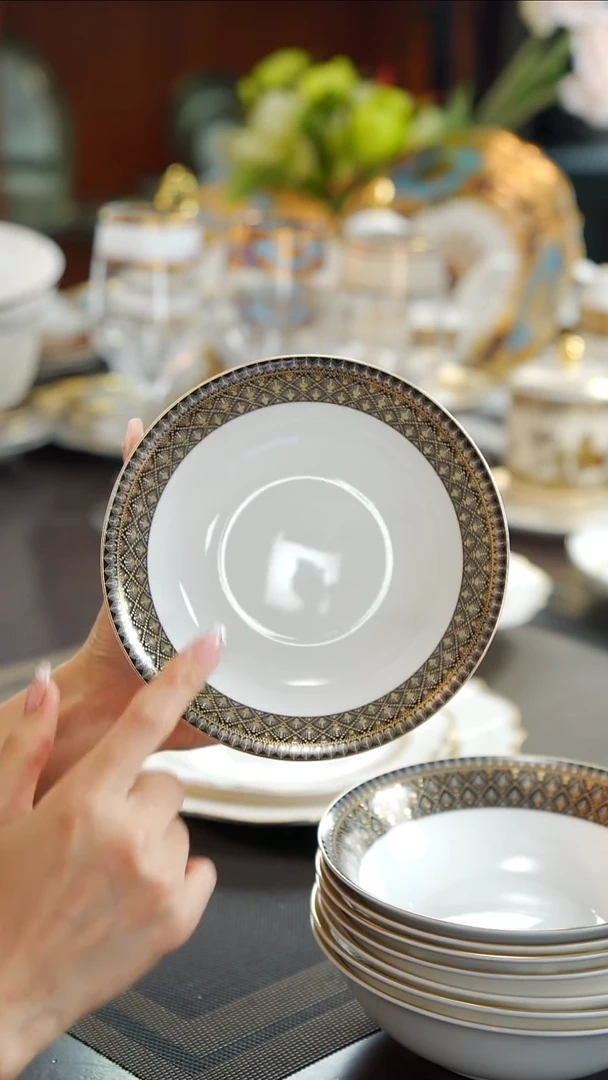 瓷片6寸水果碗2个 福利款