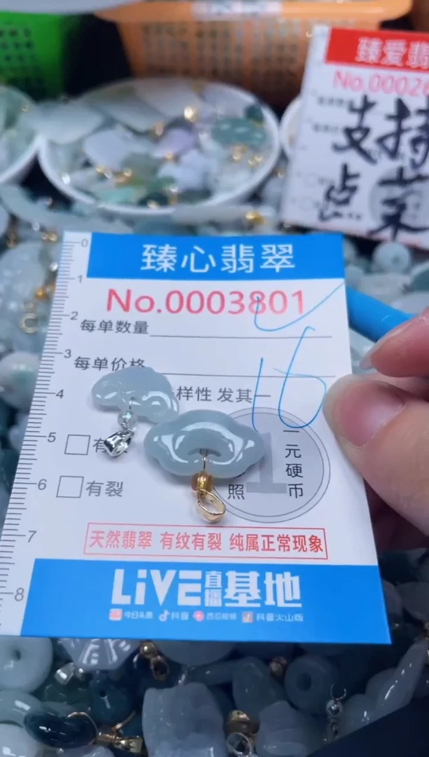 颈饰未镶嵌翡翠3801
