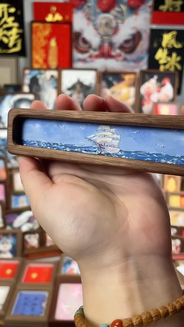 国画纯手绘书法绘画作品