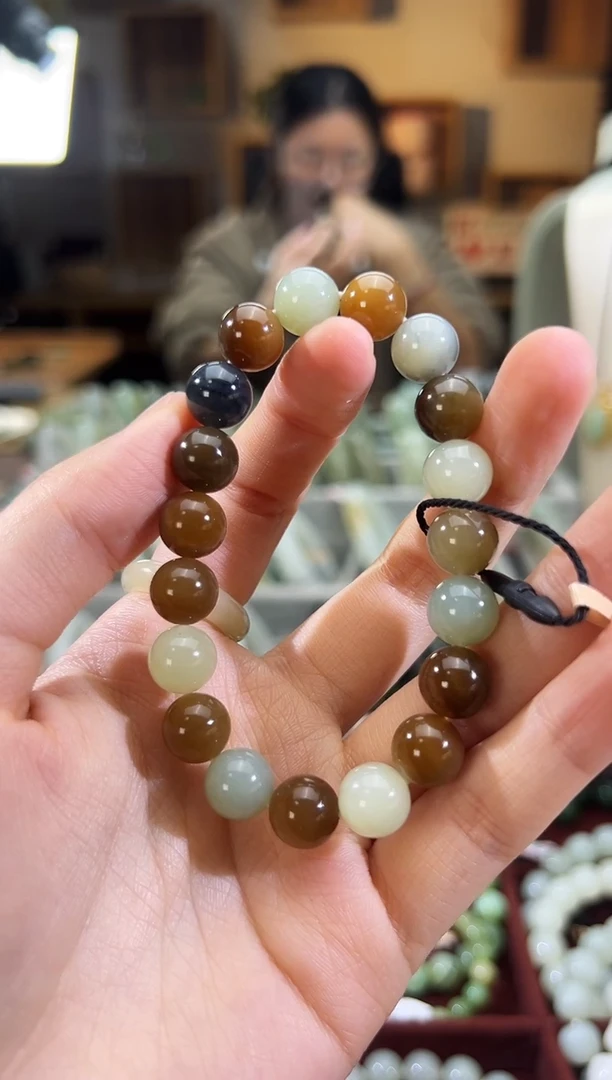 未镶嵌手串和田玉多宝手串卡10