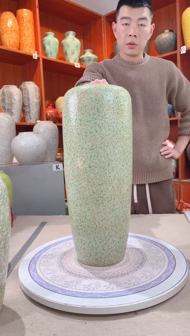 【闪购商品】瓶精品陶瓷花瓶 无花 春意盎然落地50cm