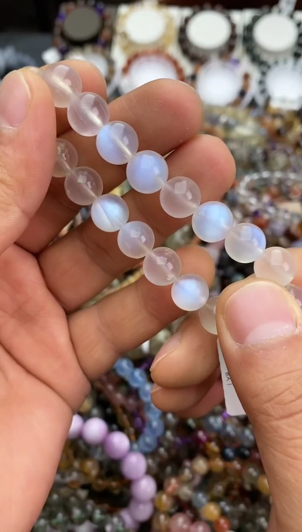 未镶嵌手链月光石手链